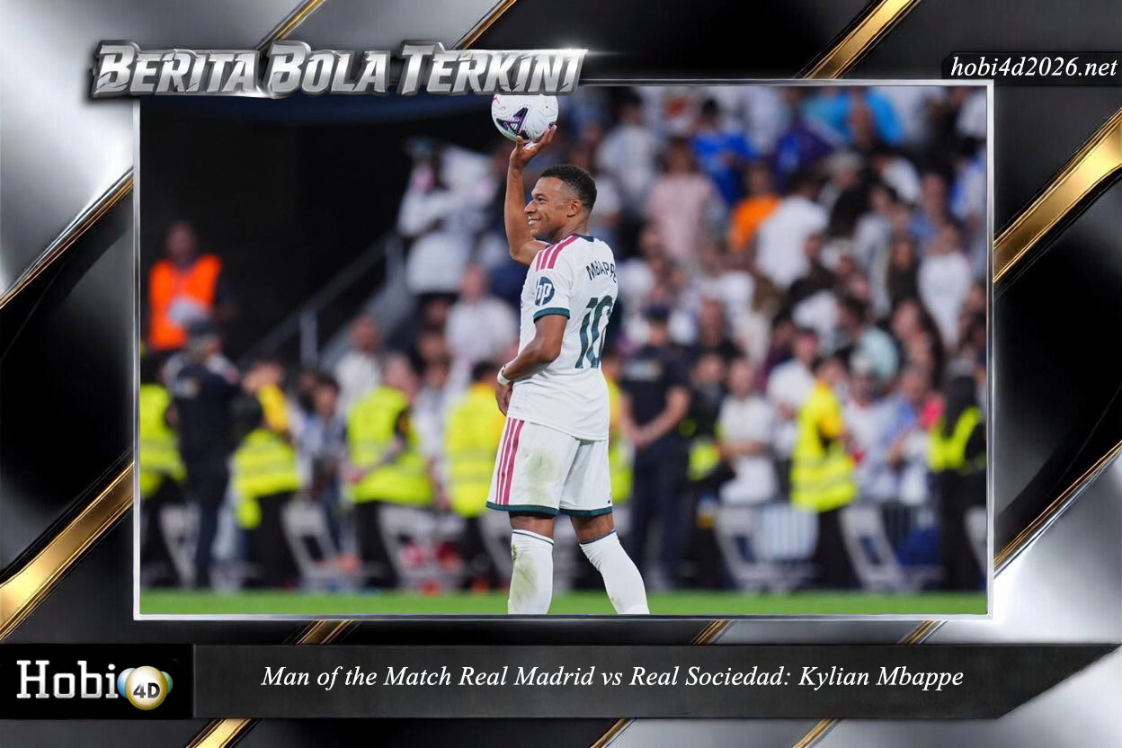 Man of the Match Real Madrid vs Real Sociedad: Kylian Mbappe