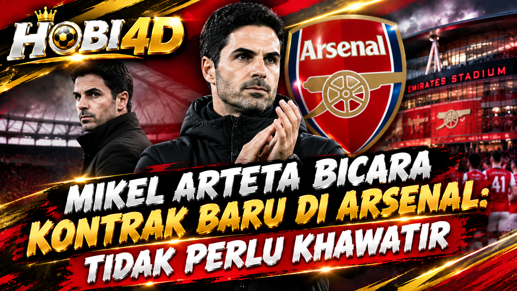 Mikel Arteta Bicara Kontrak Baru di Arsenal: Tidak Perlu Khawatir